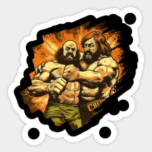 Wrestling Sticker